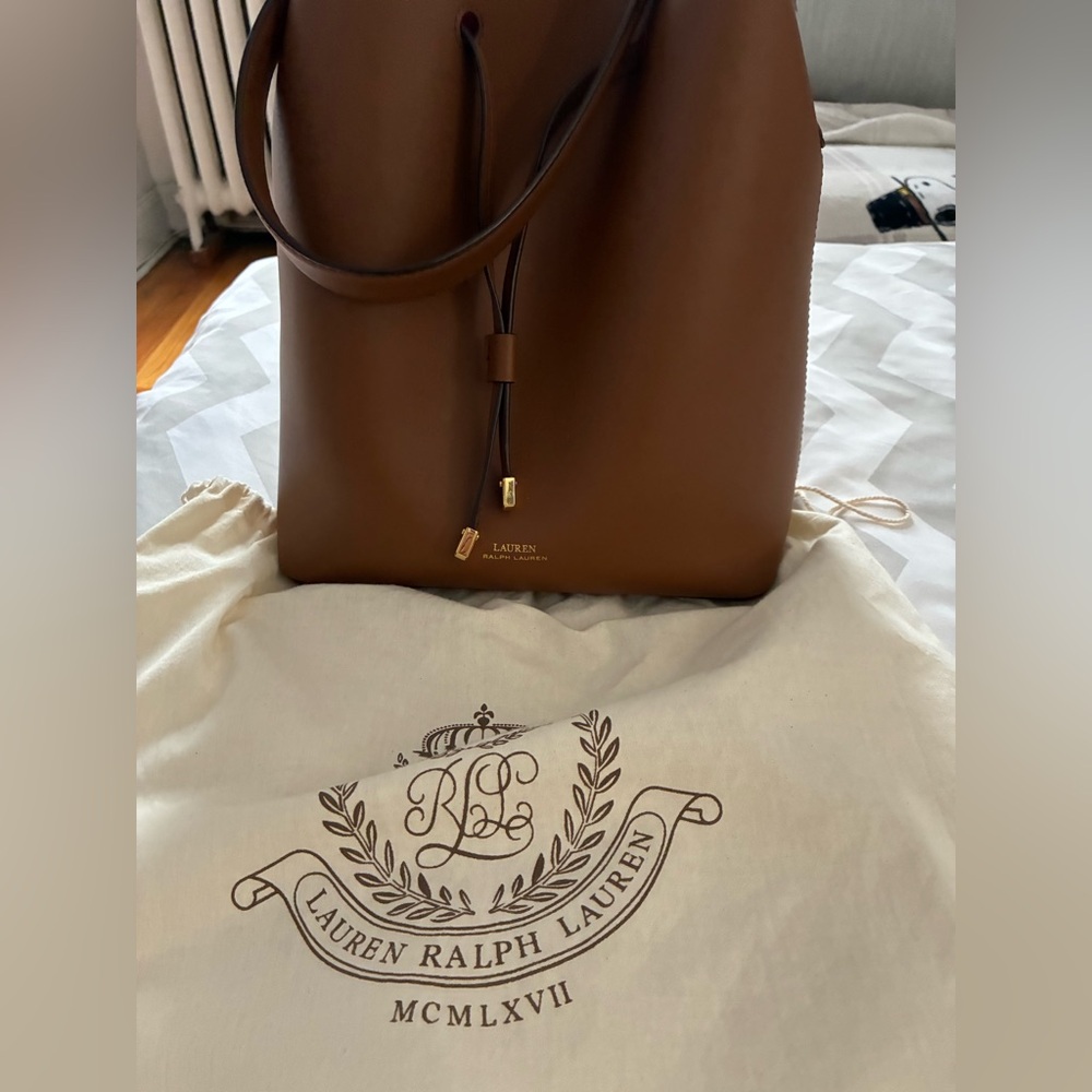Lauren Ralph Lauren Tan Tote Bag